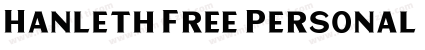 Hanleth Free Personal Use字体转换